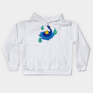 Floaty Ducky Kids Hoodie